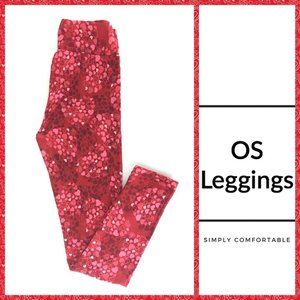 💘LuLaRoe Valentines Leggings - NEVER WORN
